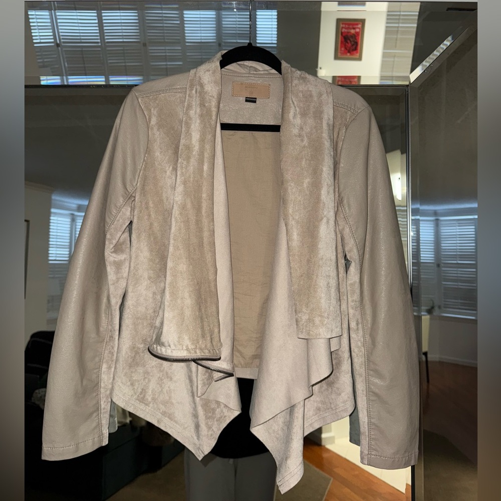 Tan Suede and Leather Jacket